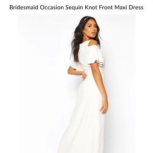 White sequin dress never worn with tags